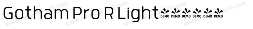Gotham Pro R Light字体转换